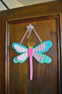 A dragon fly for my collection! On my aunt's door.